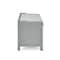 Alaterre Furniture Coventry 45"W Wood Storage Bench with Cushion, Gray ANCT0540 - alternate 4